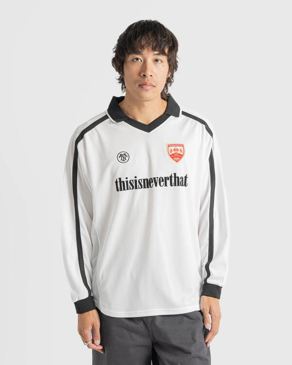 thisisneverthat Soccer Jersey | TN243TTSLT01-WHI | AFEW STORE